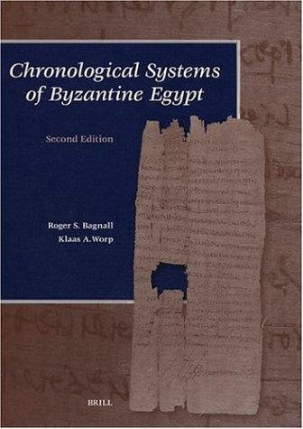 Couverture : Chronological Systems of Byzantine Egypt