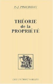 Couverture : Théorie de la propriété