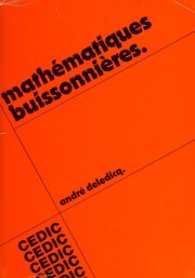 Couverture : Mathématiques buissonnières