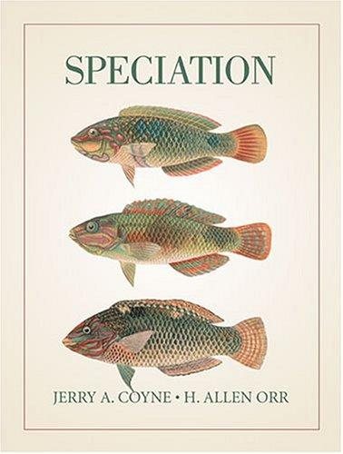 Couverture : Speciation