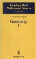 Couverture : Geometry I