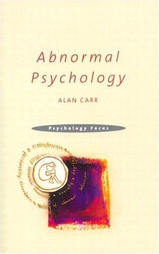 Couverture : Abnormal psychology