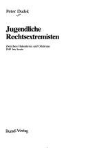 Couverture : Jugendliche Rechtsextremisten