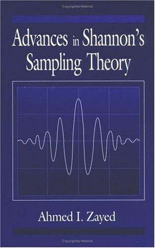 Couverture : Advances in Shannon's sampling theory