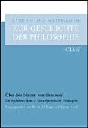 Couverture : Über den Nutzen von Illusionen