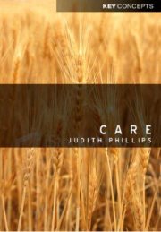 Couverture : Care (Key Concepts)