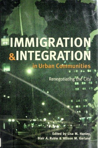 Couverture : Immigration and integration in urban communities