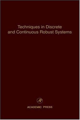 Couverture : Techniques in discrete and continuous robust systems