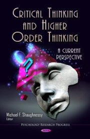 Couverture : Critical thinking and higher order thinking