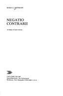 Couverture : Negatio contrarii
