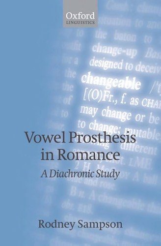 Couverture : Vowel prosthesis in Romance