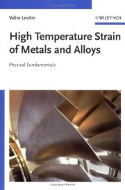 Couverture : High Temperature Strain of Metals and Alloys