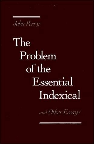 Couverture : The problem of the essential indexical