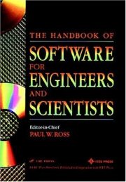 Couverture : The handbook of software for engineers and scientists
