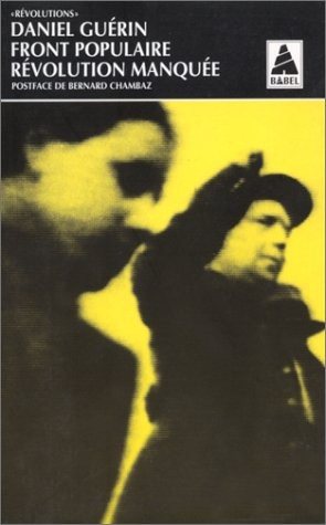 Couverture : Front populaire révolution manquée