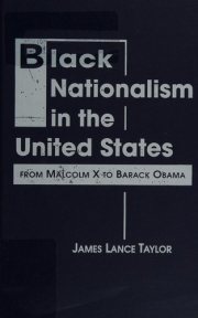 Couverture : Black nationalism in the United States