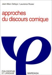 Couverture : Approches du discours comique