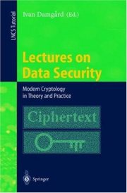 Couverture : Lectures on Data Security