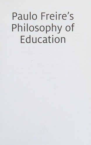 Couverture : Paulo Freire's Philosophy of Education