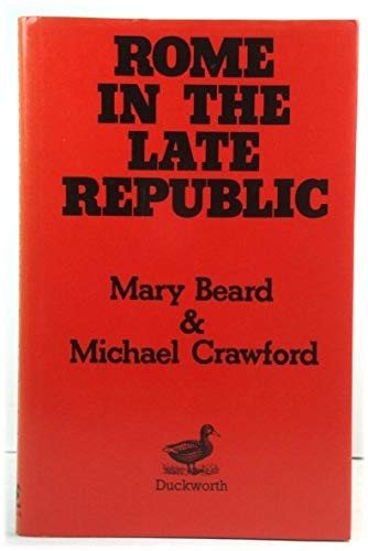 Couverture : Rome in the late Republic