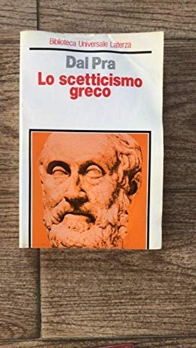 Couverture : Lo scetticismo greco