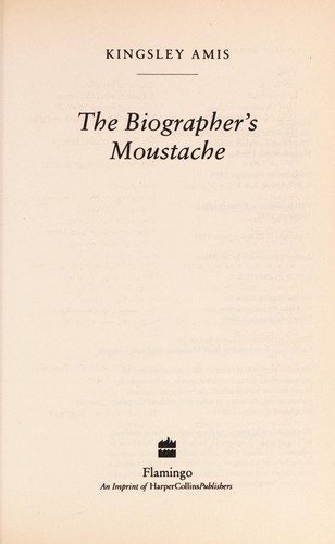 Couverture : The biographer's moustache