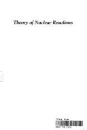 Couverture : Theory of nuclear reactions