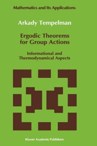 Couverture : Ergodic theorems for group actions