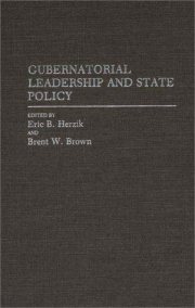 Couverture : Gubernatorial leadership and state policy