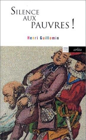 Couverture : Silence aux pauvres!