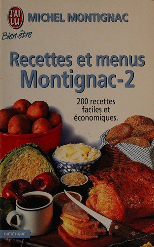 Couverture : Recettes et menus Montignac