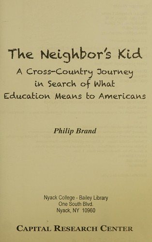 Couverture : The neighbor's kid
