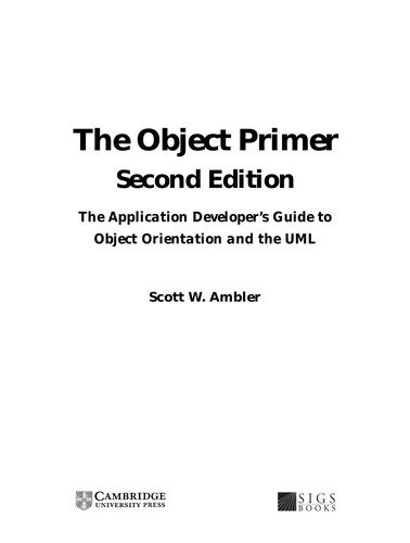 Couverture : The object primer
