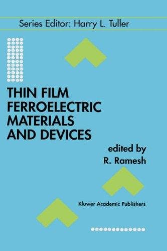 Couverture : Thin film ferroelectric materials and devices