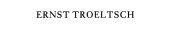 Couverture : Ernst Troeltsch
