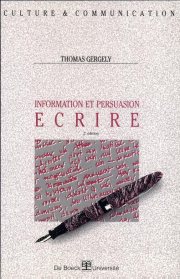 Couverture : Écrire (2e éd.) Thomas Gergely