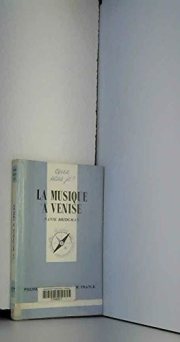 Couverture : La Musique a Venise