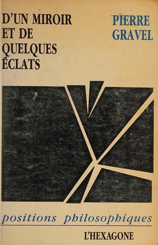 Couverture : D'un miroir et de quelques éclats
