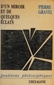 Couverture : D'un miroir et de quelques éclats