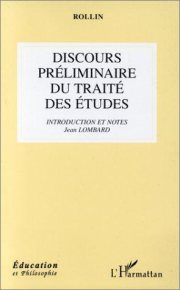 Couverture : Discours préliminaire du Traité des études