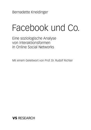 Couverture : Facebook und Co
