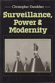 Couverture : Surveillance, Power and Modernity