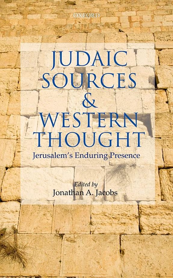 Couverture : Judaic sources and Western thought