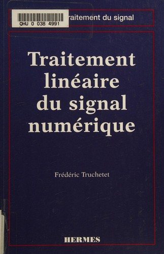 Couverture : Traitement lineaire du signal numerique