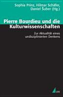 Couverture : Pierre Bourdieu und die Kulturwissenschaften