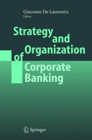 Couverture : Strategy and Organization of Corporate Banking