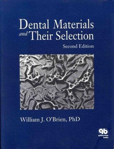 Couverture : Dental materials and their selection