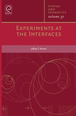 Couverture : Experiments At The Interfaces