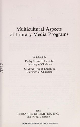 Couverture : Multicultural aspects of library media programs