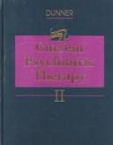 Couverture : Current psychiatric therapy II